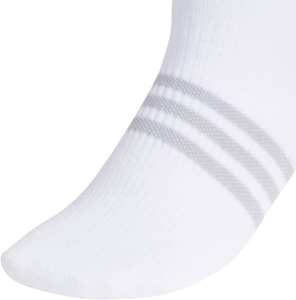 adidas womens Superlite 3.0 Quarter Athletic Socks (6-pair) With Targeted Padding and Arch Compression for All Day Comfort