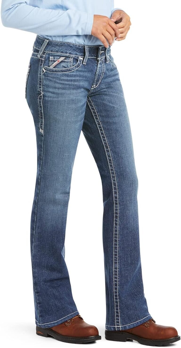 ariat fr durastretch entwined boot cut jeans womenrsquos comfortable denim