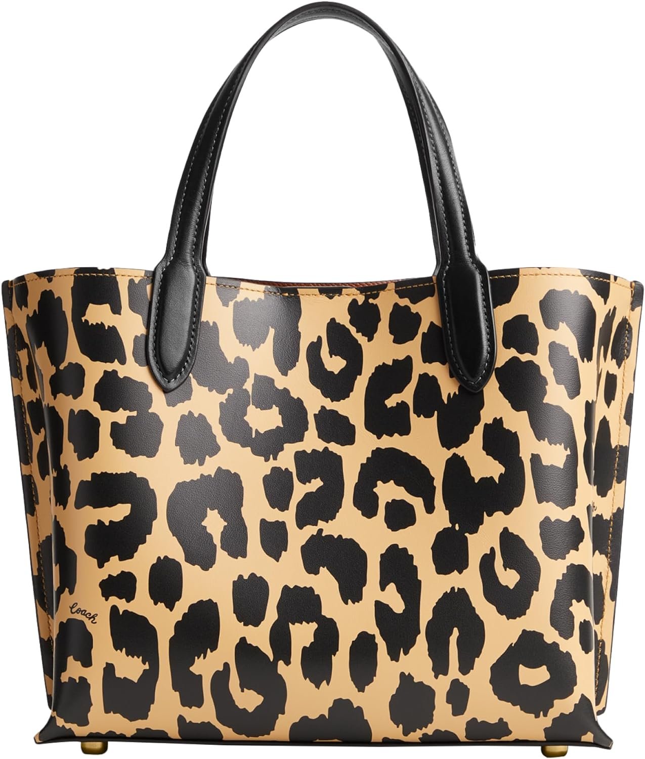 Coach Womens Leopard Print Willow Tote 24