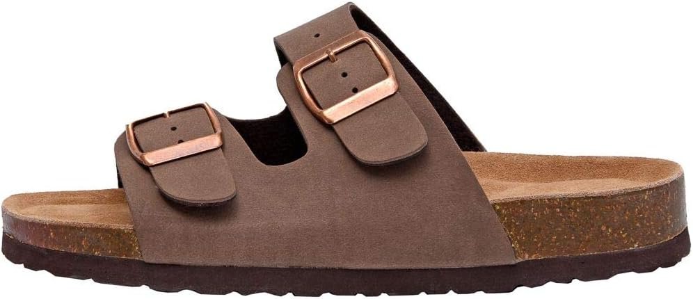 CUSHIONAIRE Womens Lane Cork Footbed Sandal With +Comfort