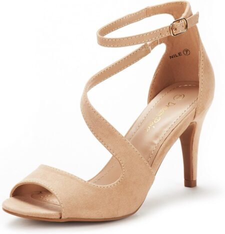 dream pairs womens nile fashion stilettos open toe pump heel sandals 1