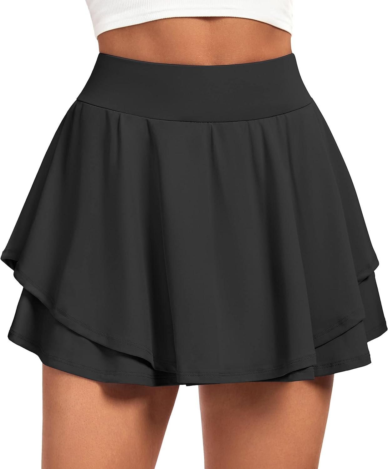 IUGA Tennis Skirts for Women with Pockets Shorts Athletic Golf Skorts Skirts for Women High Waisted Running Workout Skorts
