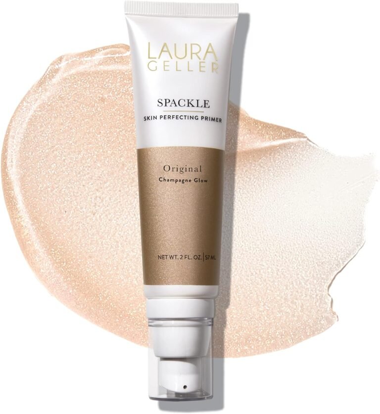laura geller new york spackle super size champagne glow 2 fl oz skin perfecting primer makeup with hyaluronic acid long