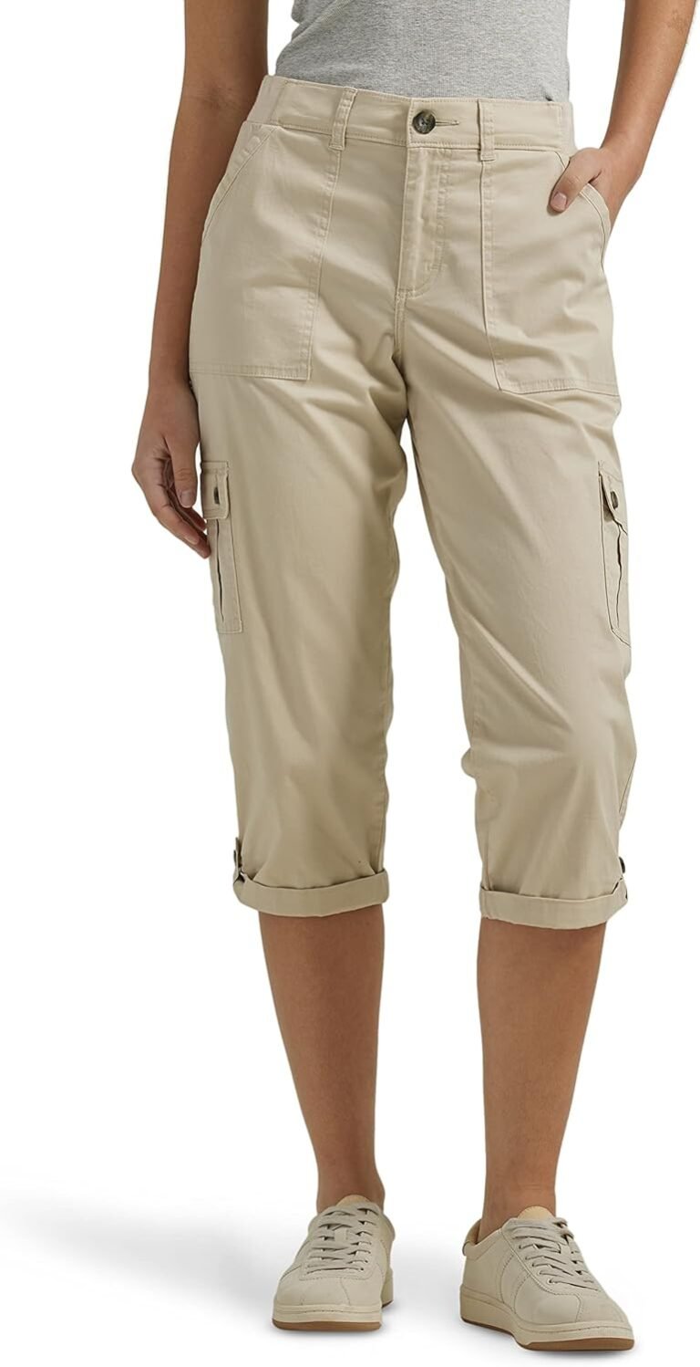 lee womens ultra lux comfort with flex to go cargo capri pant 1
