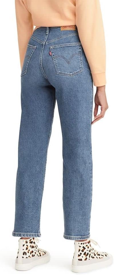 Levis Womens Ribcage Straight Ankle Jeans