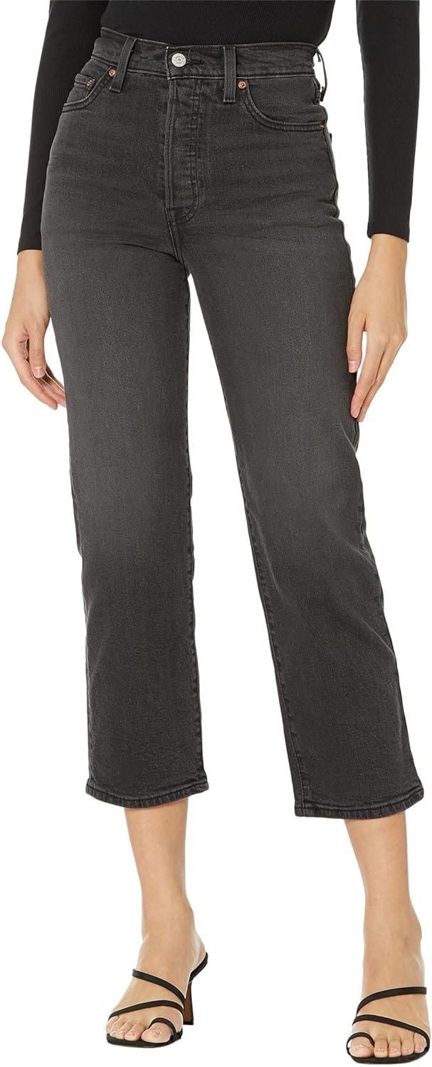 Levis Womens Ribcage Straight Ankle Jeans
