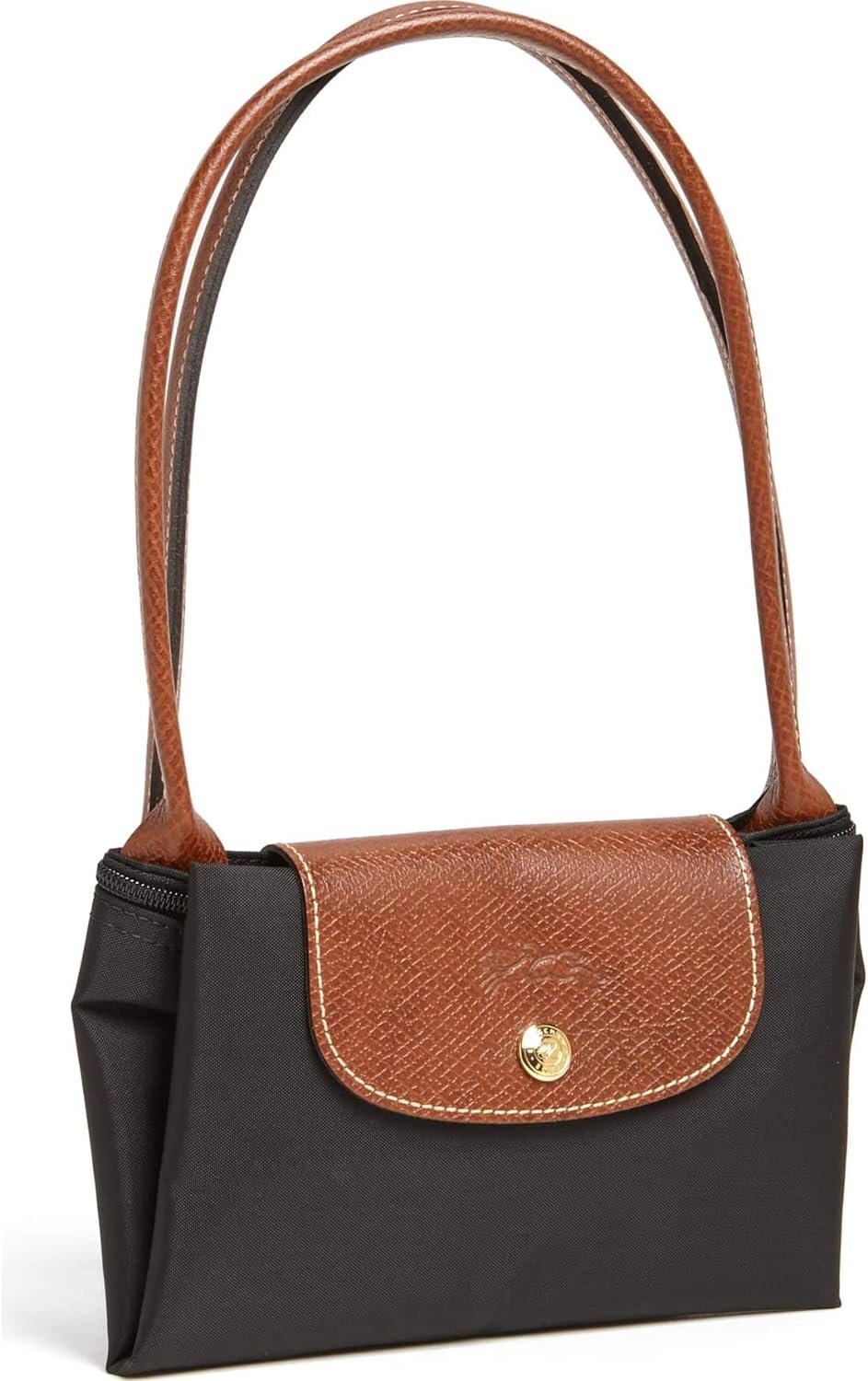 Longchamp Medium Le Pliage Tote Shoulder Bag, Black