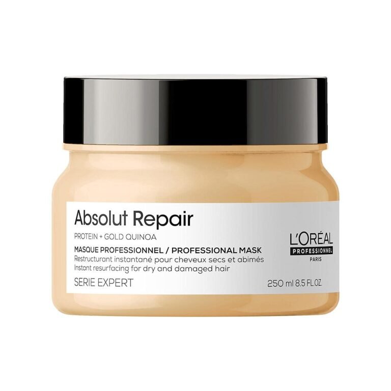loreal professionnel absolut repair hair mask protein hair treatment repairs nourishes dry damaged hair with quinoa prot