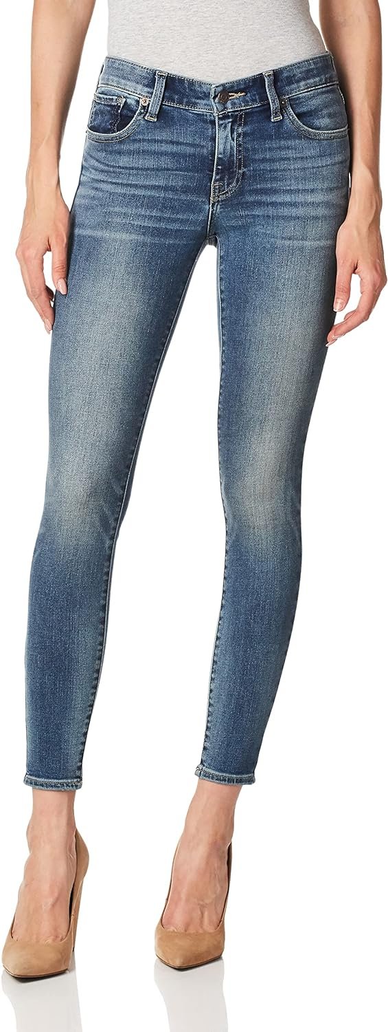 Lucky Brand Womens Mid Rise Ava Skinny Jean