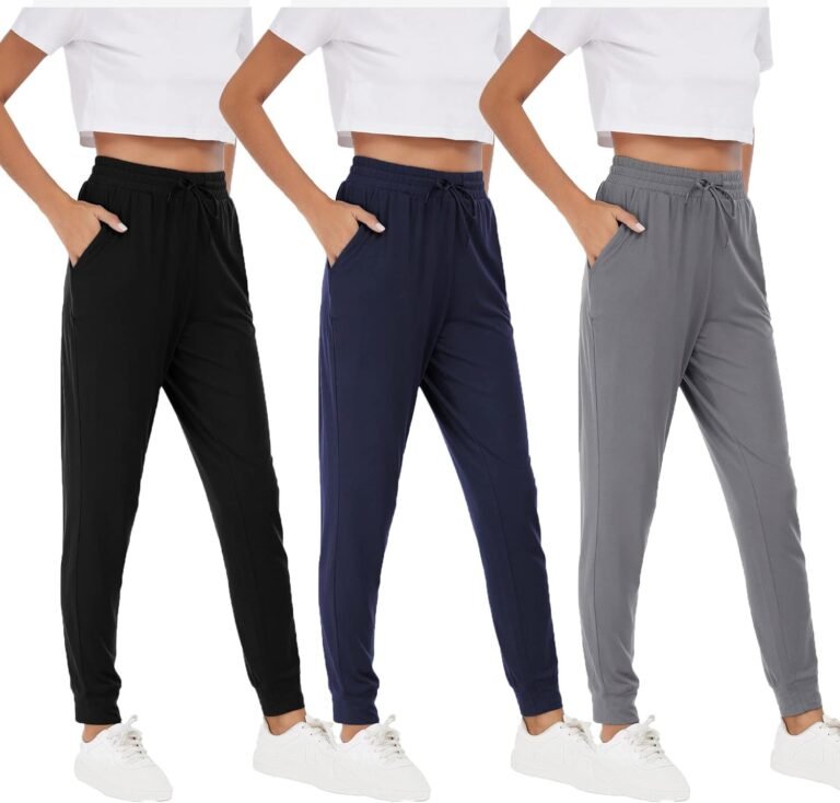 mcporo womens joggers with pockets drawstring sweatpants for women workout running yoga lounge pants
