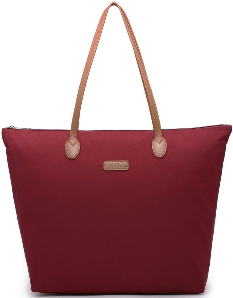 nnee water resistant light weight nylon tote bag handbag