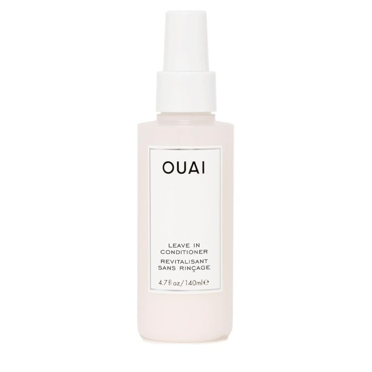 ouai leave in conditioner heat protectant spray prime hair for style smooth flyaways add shine and use as detangling spr