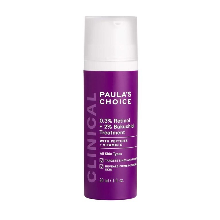 paulas choice clinical 03 retinol 2 bakuchiol treatment anti aging serum for deep wrinkles fine lines fragrance free par
