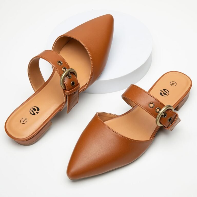 rekayla mules for women adjustable strap pointed toe backless loafer shoeshellip