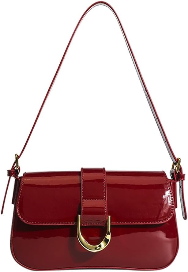 Small Shoulder Bag Y2K Purse for Women Crocodile Handbag Clutch Purse Classic Retro Crossbody Bag Satchel