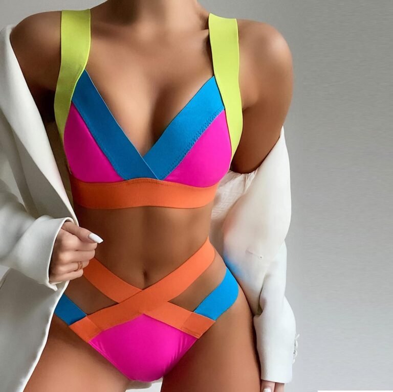 top brazilian thong bikini swimsuits with padded push up for women
