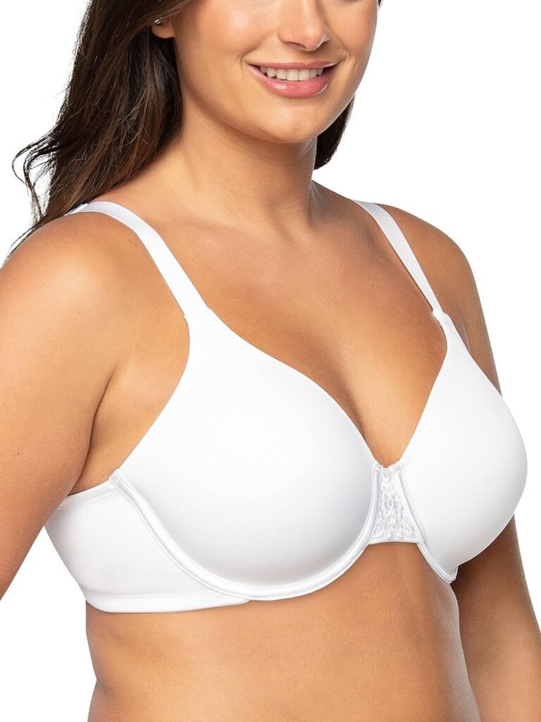 Vanity Fair Womens Full Figure Beauty Back Smoothing Bra, 4-Way Stretch Fabric, Lightly Lined Cups up to H