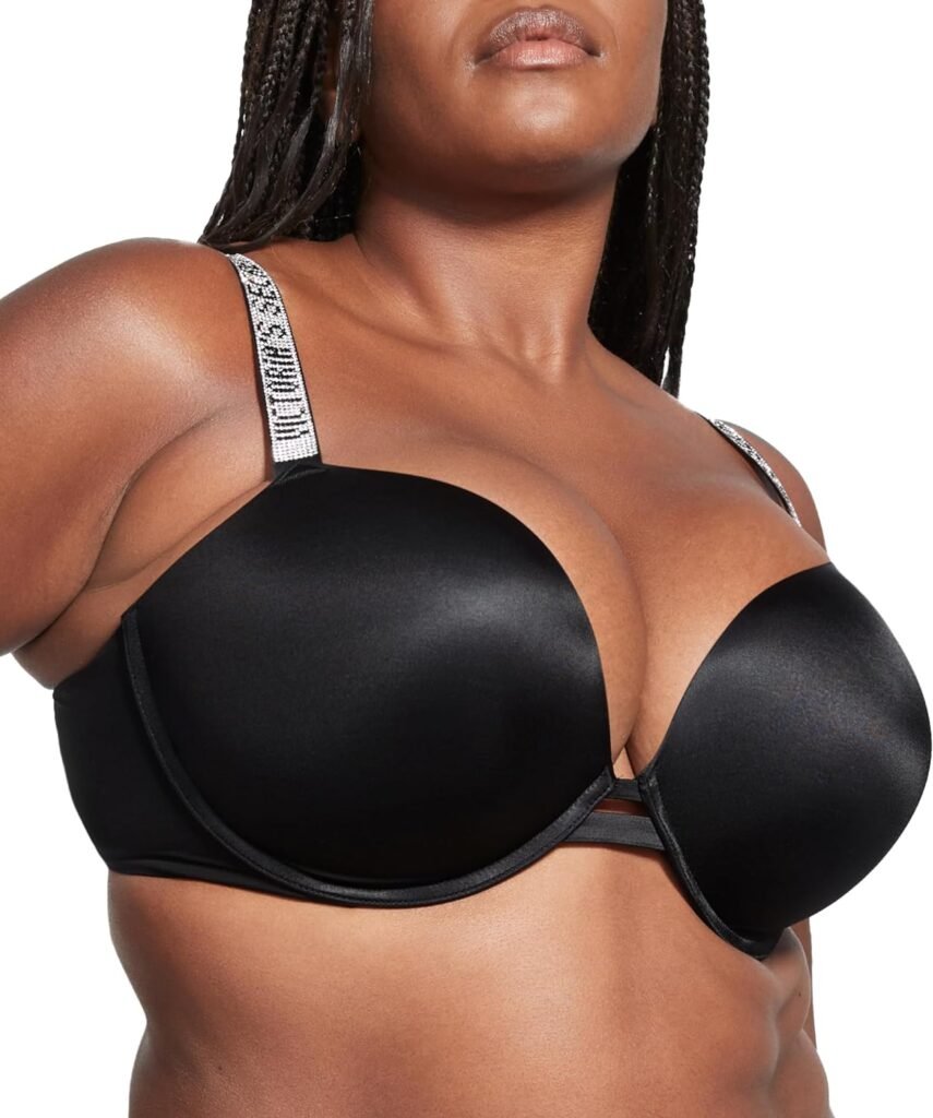 Victorias Secret Very Sexy Push Up Bra, Adds 1 Cup, Shine Strap, Bras for Women (32A-38DD)