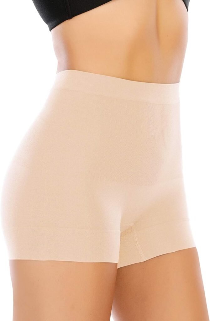 Womens Seamless Shaping Boyshorts Panties Tummy Control Underwear Slimming Shapewear Shorts